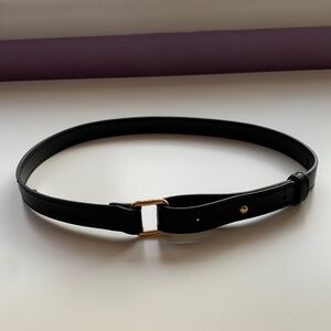 Kid’s Black Belt with Gold Buckle